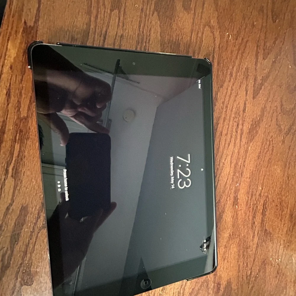 Black Tablet with Screen Display